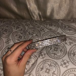 Faux diamond choker